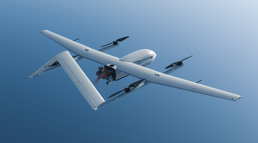 CW-30E hybrid VTOL UAV
